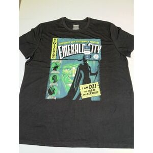Wicked Men T-Shirt 3XL Emerald City Black Graphic Movie Musical OZ Official NWT